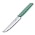Нож Victorinox для стейка, лезвие 12 см прямое, мятно-зелёный